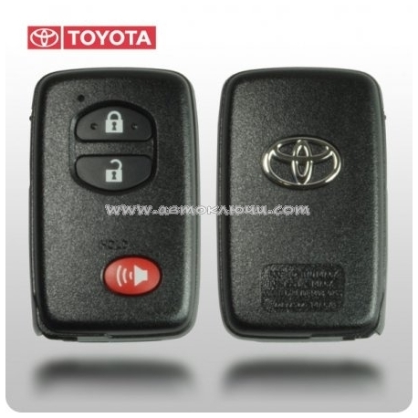 Toyota  Land Cruiser 200   Original Smart ключ на 2 кнопки + 1 panic , c 09.2007 - 05.2008 годов выпуска.