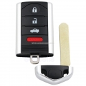 Ключ Acura Smart Key 2009-2013 (корпус)  3 кнопки + 1 кнопка Panic