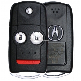 Корпус выкидного ключа  Acura MDX, RDX, TL, TSX на 2 кнопки + 1 panic