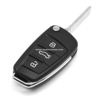 Корпус выкидного  ключа Audi A2 A3 A4 A6 Q5 Q7 ORIGINAL на 3 кнопки